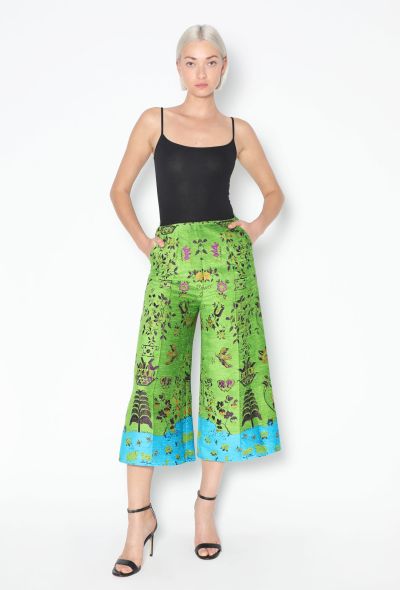 Gucci F/W 2017 Jacquard Velvet Culottes - 1 Gucci F/W 2017 Jacquard Velvet Culottes - 1