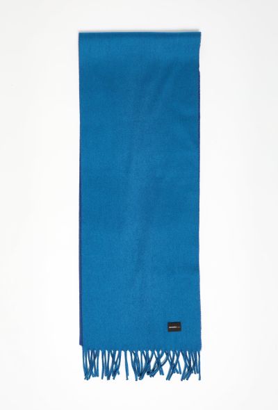                             Two-Tone Cashmere Scarf - 1