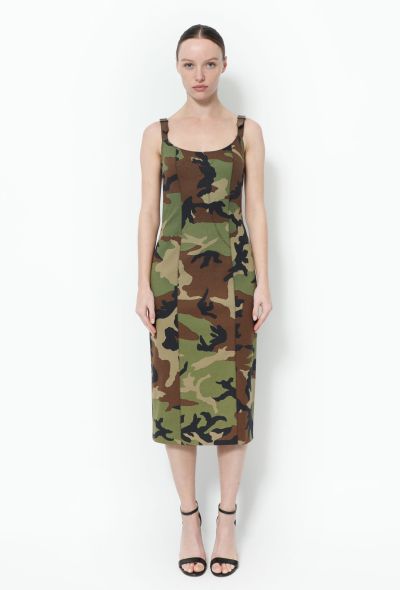 Christian Dior Iconic S/S 2001 Camouflage Cotton Dress - 1