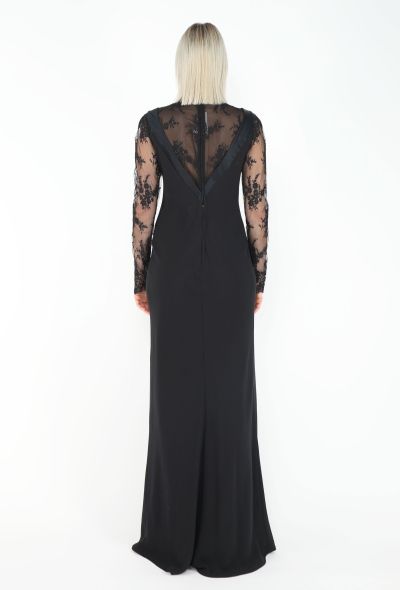 Valentino STUNNING '80s Chantilly Smoking Gown - 2