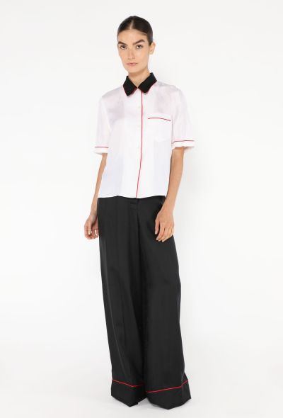 Prada 2016 Silk Wide-Leg Pajama Ensemble - 1