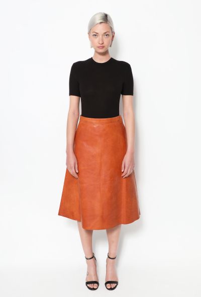                             S/S 2000 Leather Skirt - 1