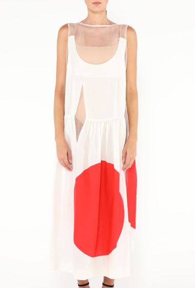 Comme des Garçons 2006 Crêpe Sunrise Dress - 2 Comme des Garçons 2006 Crêpe Sunrise Dress - 2