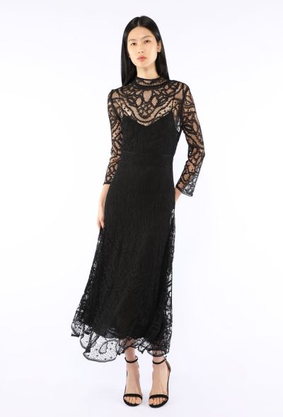 Dior Silk Lace Sheath Dress - 2