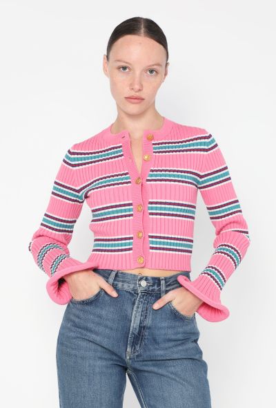 Louis Vuitton Resort 2022 Ribbed Cardigan - 1 Louis Vuitton Resort 2022 Ribbed Cardigan - 1