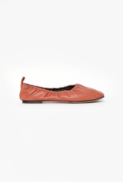Céline S/S 2015 Leather Ballerina Flats Camel brown - 1 Céline S/S 2015 Leather Ballerina Flats Camel brown - 1