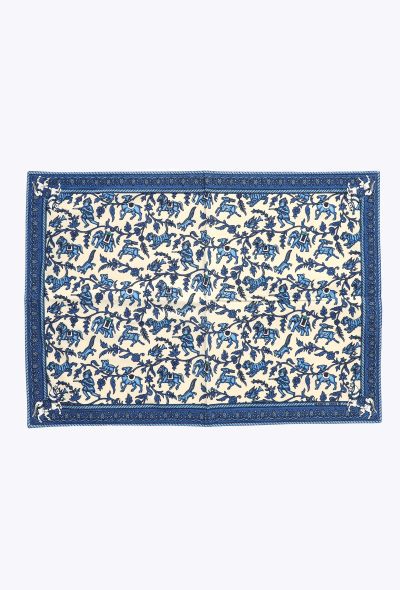 Hermès Vintage 4-Piece 'Chasse en Inde' Placemat Set - 2