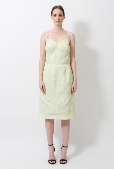                             Lime Bustier Dress - 1