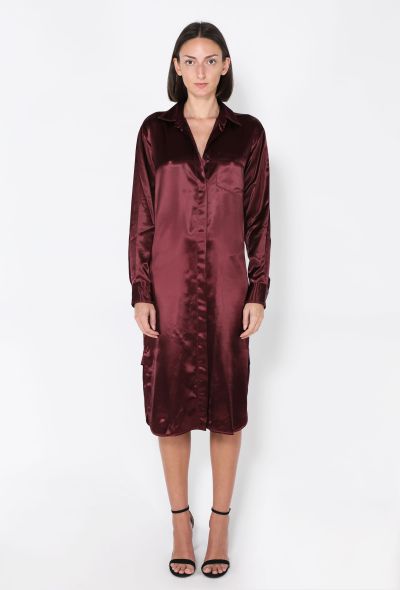 Bottega Veneta Satin Shirt Dress, 2019 - 1