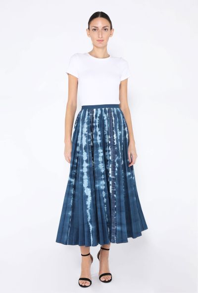 Dior 2020 Denim Tie-Dye Skirt - 1