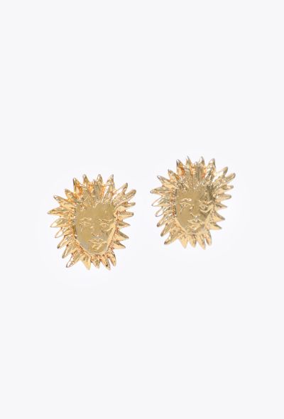 Saint Laurent 1988 Goossens' Sun Earrings - 2 Saint Laurent 1988 Goossens' Sun Earrings - 2