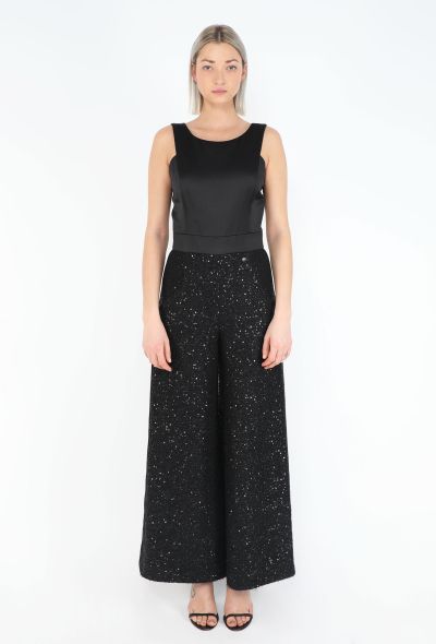 Chanel F/W 2018 Sequin Smoking Jumpsuit - 1