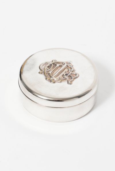                                        Vintage Embossed Monogram Box-1