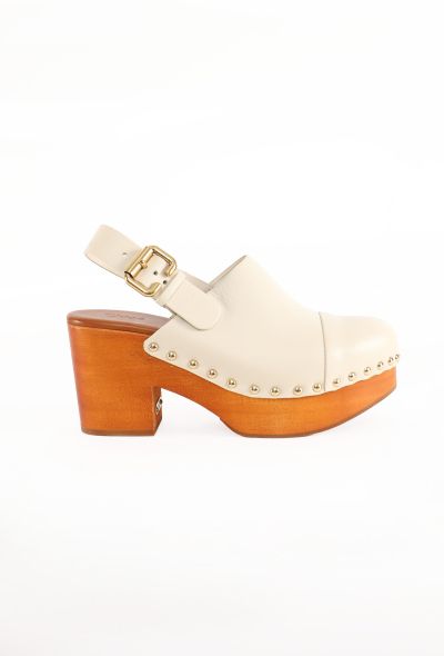 Chloé Jeannette Studded Clogs, 2025 - 1