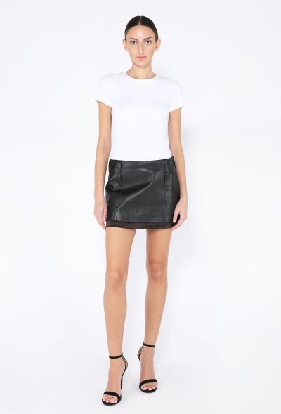Miu Miu F/W 2022 Lambskin Mini Skirt - 1