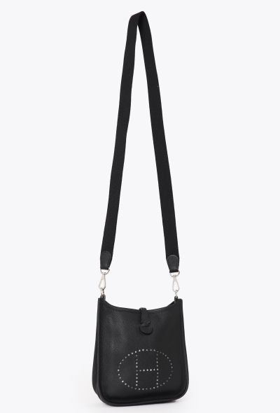 Hermès Black Epsom Mini Evelyne Bag - 2 Hermès Black Epsom Mini Evelyne Bag - 2