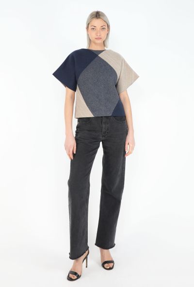 Céline Fall 2013 Harlequin Cashmere Top - 2