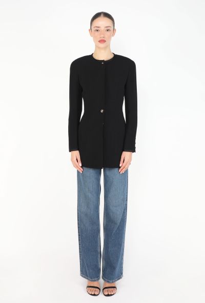 Chanel TIMELESS 1994 Tailored 'CC' Smoking Jacket - 2