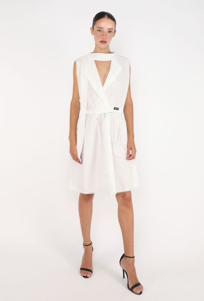 Miu Miu Cotton Lavallière Dress, S/S 2025 - 1