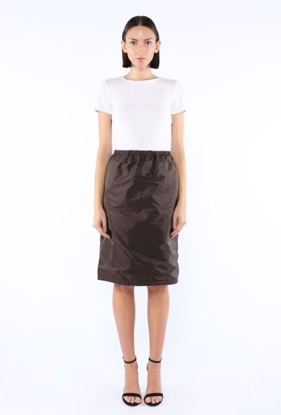 Prada Re-Nylon Gathered Skirt, 2025 - 1
