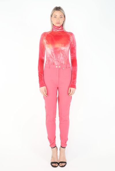 Gucci 1994 Crushed Velvet Bodysuit Ensemble - 2