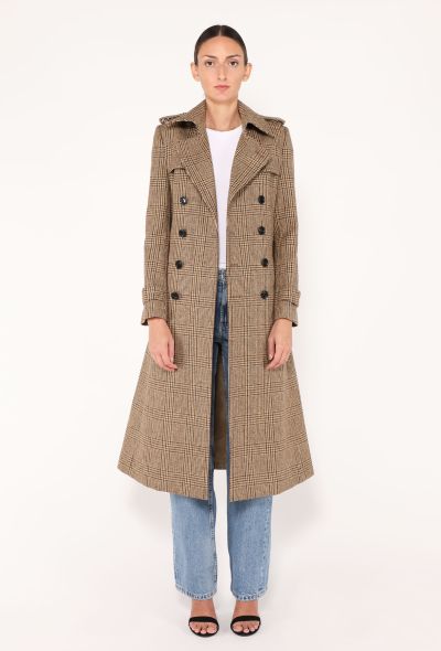 Céline 2020 Belted Houndstooth Coat - 2 Céline 2020 Belted Houndstooth Coat - 2