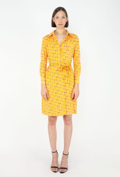 Hermès '70s Equestrian Horsebit Shirt Dress - 1