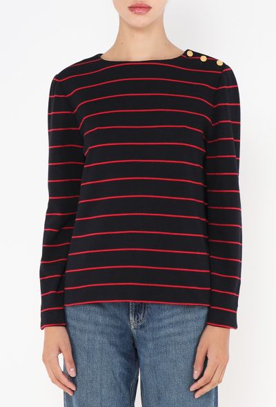 Chanel 1985 Marinière 'CC' Top - 1 Chanel 1985 Marinière 'CC' Top - 1