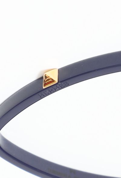 Hermès Studded Triangle Enamel Bracelet - 2