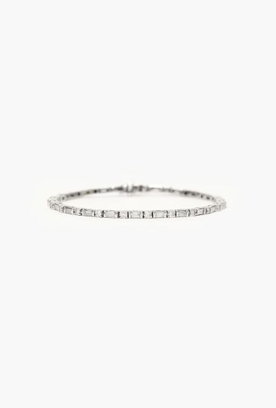 Vintage Fine Jewelry 18k White Gold & Diamond Bracelet - 1 Vintage Fine Jewelry 18k White Gold & Diamond Bracelet - 1