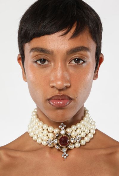 Chanel Castellane Pearl Choker Necklace, F/W 1988 - 1