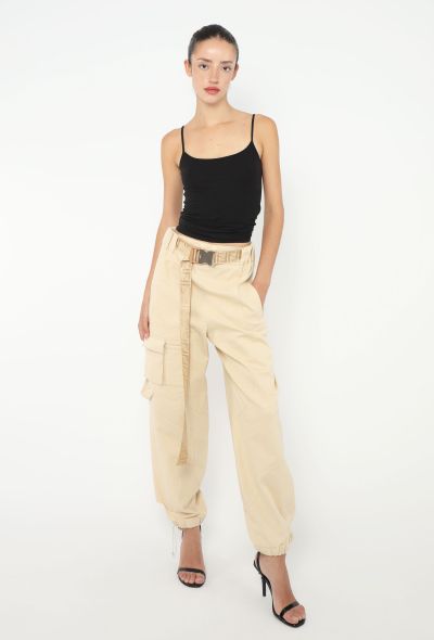 Fendi 2018 Belted Cargo Pants - 1