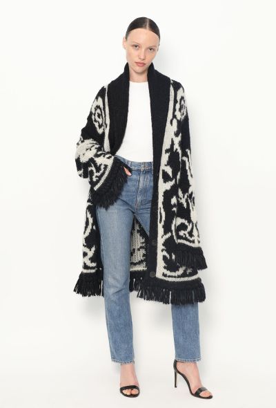Dior Resort 2018 Fringed Shawl Cardigan - 1 Dior Resort 2018 Fringed Shawl Cardigan - 1