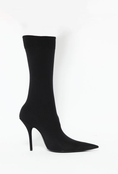                             - Balenciaga by Demna Gvasalia Knife Stiletto Sock Boots