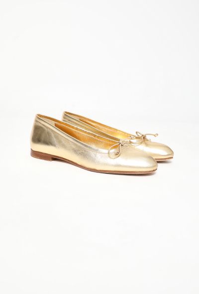 Manolo Blahnik 2023 Metallic Veralli Ballerina Flats - 2 Manolo Blahnik 2023 Metallic Veralli Ballerina Flats - 2