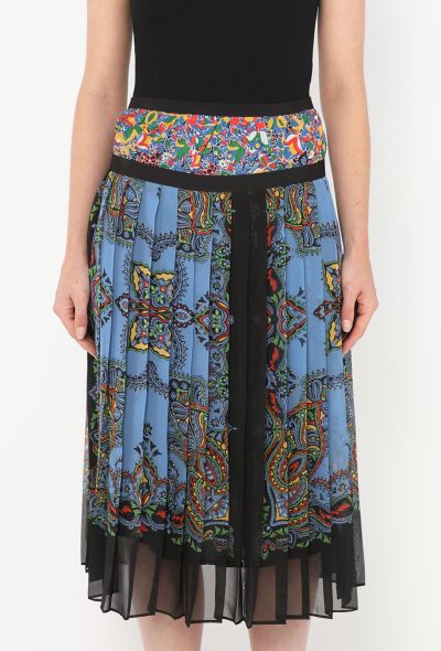 Sacai 2020 x Sun Surf Pleated Paisley Skirt - 2 Sacai 2020 x Sun Surf Pleated Paisley Skirt - 2