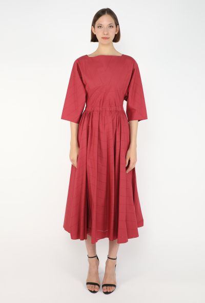 Alaïa Laser-cut Poplin Dress - 1