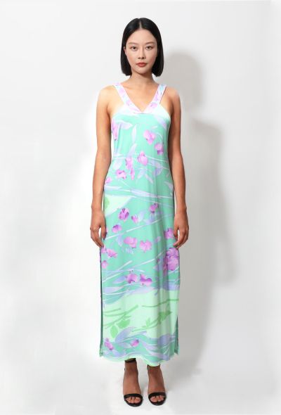                                         Floral Print Slip Dress-1