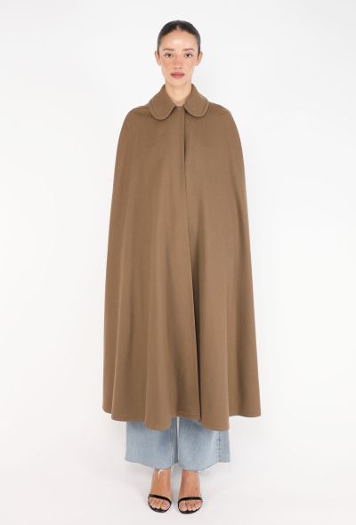 Saint Laurent Felted Flared Cape, 1970 - 2