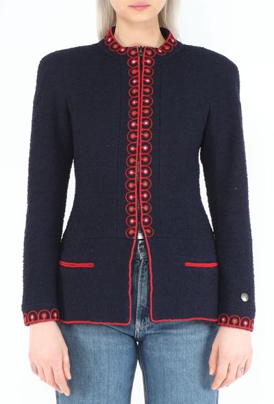 Chanel CAMPAIGN F/W 1997 Embroidered Bouclé Jacket - 1