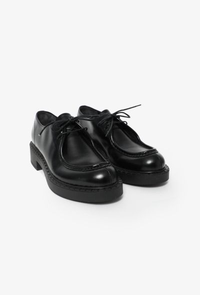                                         2019 Brushed Leather Derbies -2