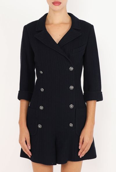 Chanel Ribbed Knit 'CC' Romper, 2013 - 2