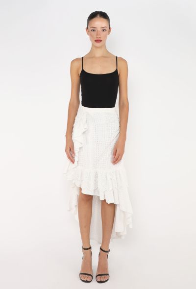 Rodarte F/W 2019  Eyelet Asymmetrical Skirt - 1