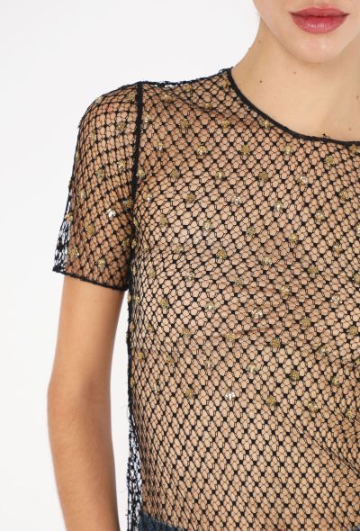 Alexander McQueen Collector S/S 2013 Bee Appliqué Top - 1 Alexander McQueen Collector S/S 2013 Bee Appliqué Top - 1