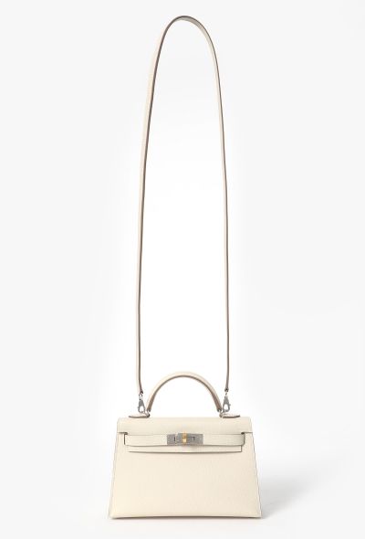 Hermès Craie Epsom Mini Kelly II Sellier Electrum - 2 Hermès Craie Epsom Mini Kelly II Sellier Electrum - 2