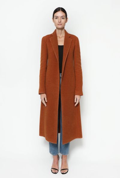                             2011 Notched Wool Coat - 1