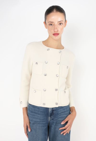 Chanel 2022 Double-Breasted Cashmere Cardigan - 2 Chanel 2022 Double-Breasted Cashmere Cardigan - 2
