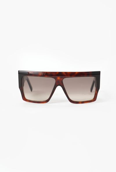 Céline Tortoiseshell Shield Sunglasses - 1