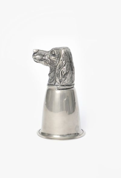 Gucci '70s Carved Dog Head Chalice - 1