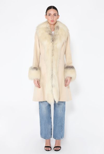 Blumarine F/W 2008 Fox Fur Trim Coat - 1